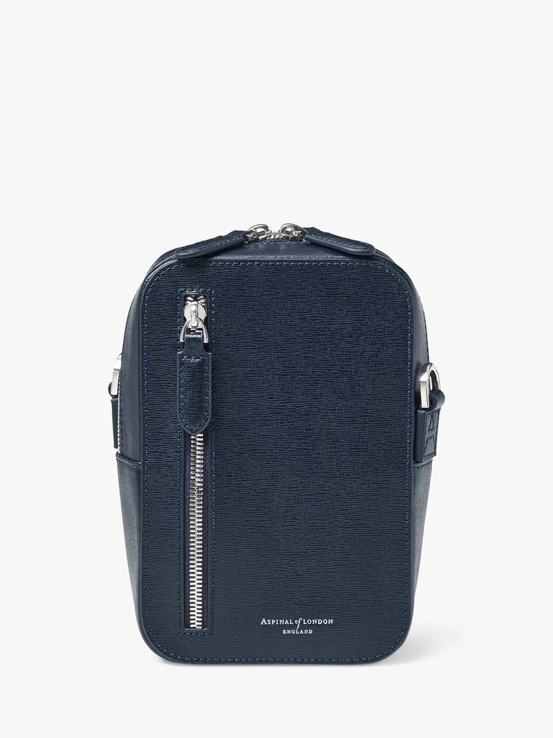 Aspinal of London Reporter North South crossbody bag, imported from the UK