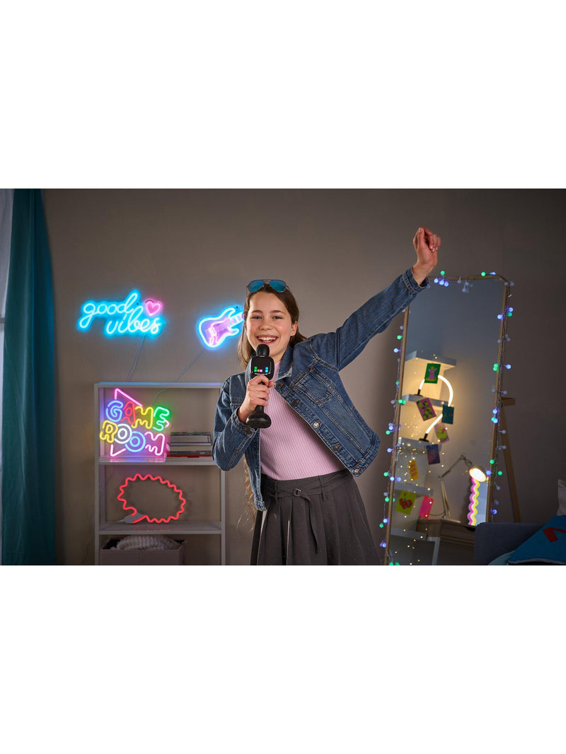 VTech karaoke microphone with light show - British product