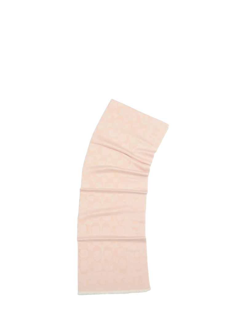 Coach silk blend scarf blush - British product