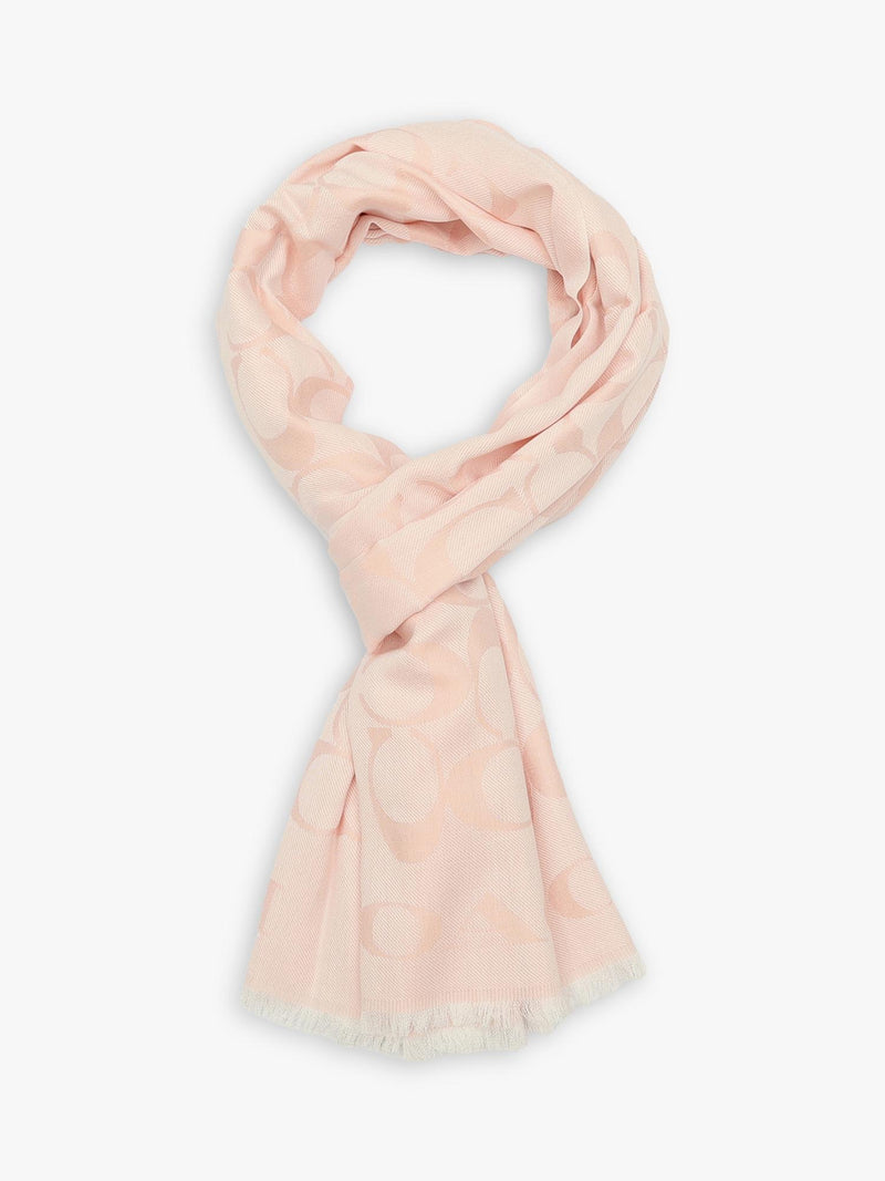 Coach silk blend scarf blush - British product