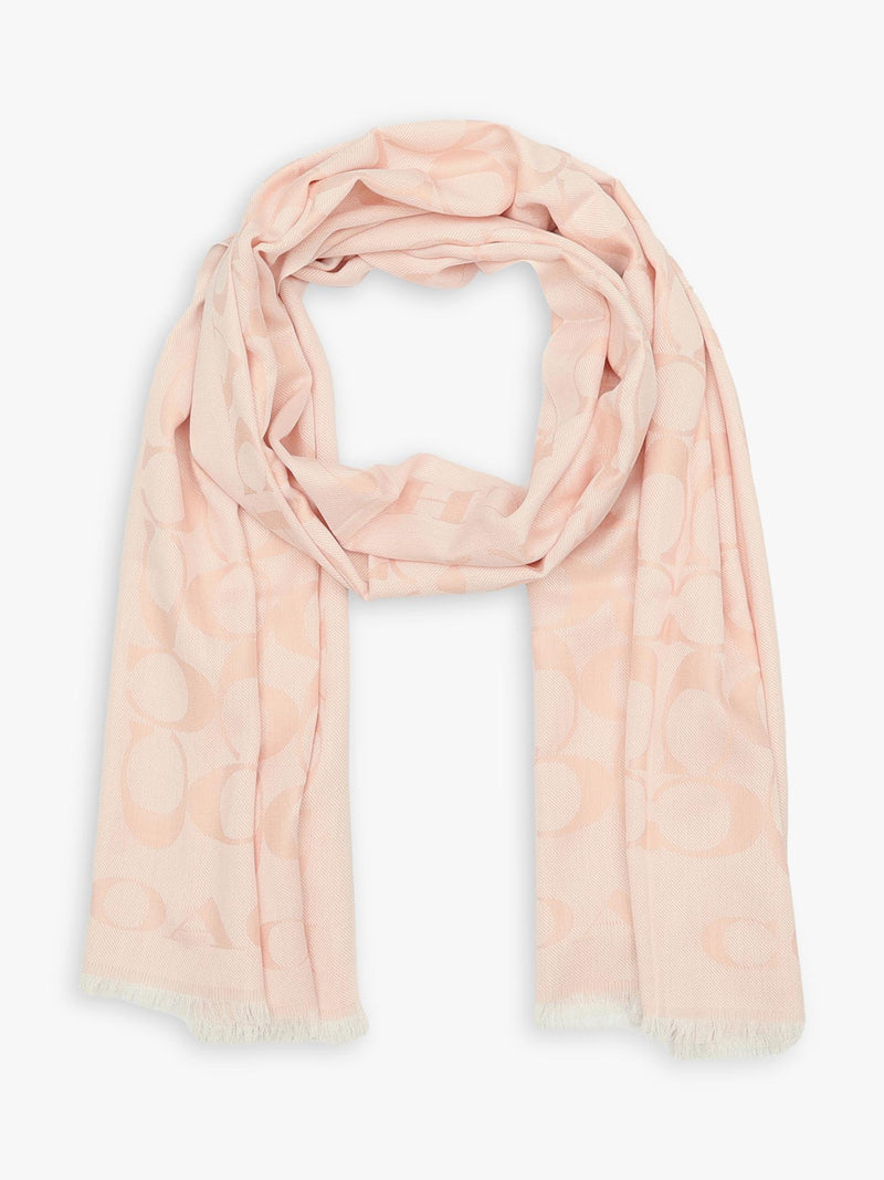 Coach silk blend scarf blush - British product