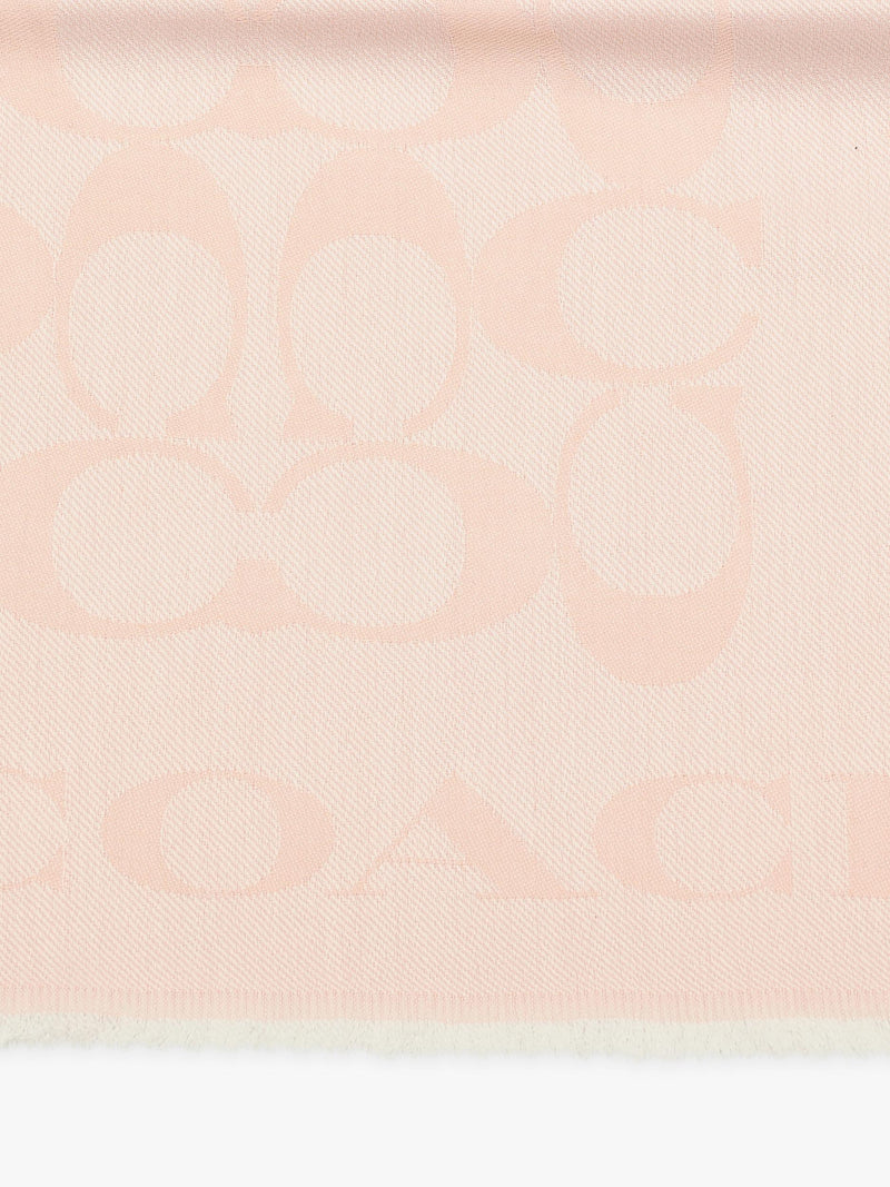 Coach silk blend scarf blush - British product
