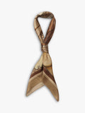 Coach silk scarf Stacked Tabby print Tan (British brand)