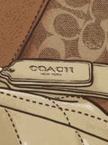 Coach silk scarf Stacked Tabby print Tan (British brand)