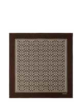 John Lewis Coach Textured Signature Silk Scarf, Maple- Buy online at McGrocer
