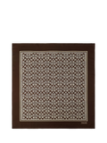 Coach textured signature silk scarf Maple (British brand)