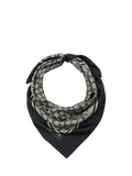 Coach silk scarf navy signature pattern - British product