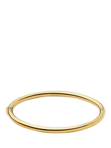 John Lewis Missoma Classic Round Hinged Bangle Gold- Buy online at McGrocer