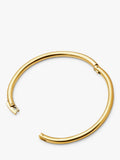 Missoma classic round hinged bangle gold, UK version