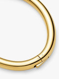 Missoma chunky round hinged bangle gold plated, UK version