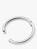 Missoma chunky hinged bangle silver (British brand)