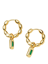 John Lewis Missoma Molten Charm Hoop Earrings- Buy online at McGrocer