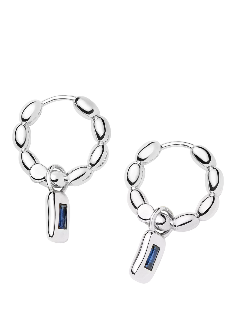 Missoma Molten Charm Hoop Earrings