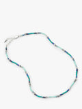 Missoma beaded gemstone choker silver blue, UK version