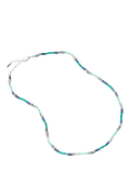 Missoma beaded gemstone choker silver blue, UK version