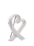 Tiffany & Co. Paloma Picasso heart brooch sterling silver 34x24mm, imported from the UK