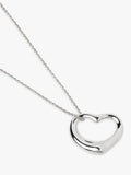 Tiffany & Co. sterling silver open heart necklace 46cm, imported from the UK