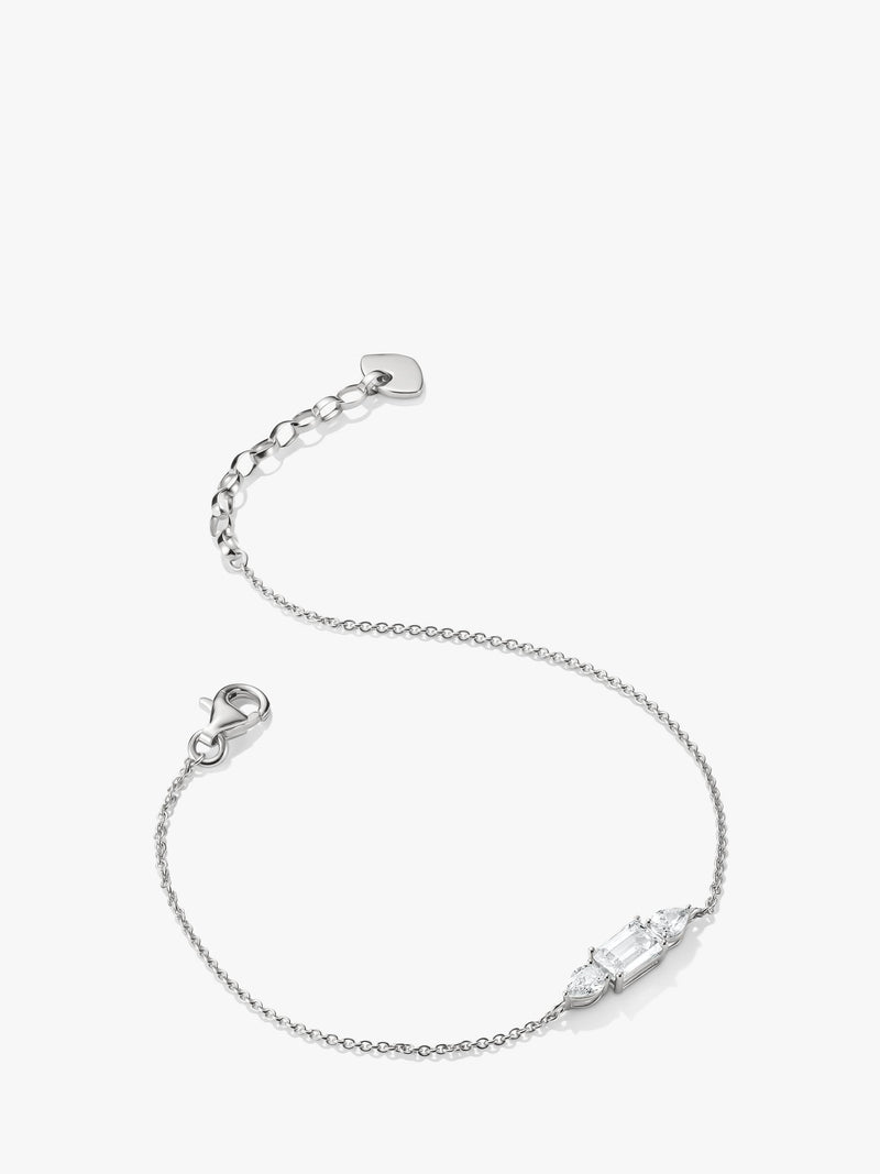 THOMAS SABO Bold Elegance Zirconia Bracelet Silver - British product