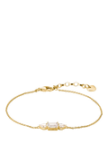 THOMAS SABO Bold Elegance zirconia bracelet yellow gold - imported from the UK