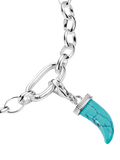 THOMAS SABO tooth pendant charm silver turquoise 28x8mm - British product