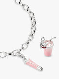 Thomas Sabo Matcha pendant charm silver pink, imported from the UK