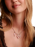 Thomas Sabo pink zirconia heart charm 20mm, imported from the UK