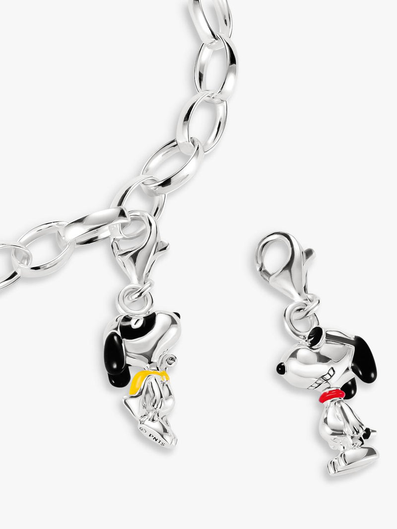 Thomas Sabo Snoopy charm pendant silver 2.2x0.9cm, UK version