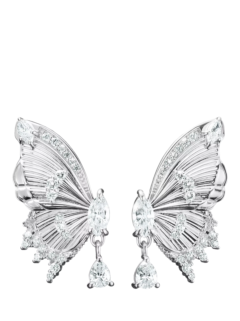 Thomas Sabo Paradise Butterfly earrings studs 26mm silver (British brand)