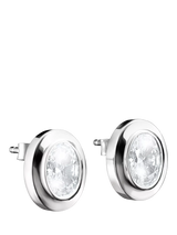 John Lewis THOMAS SABO Oval Stud Earrings Silver- Buy online at McGrocer