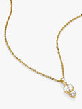 Thomas Sabo oval and heart zirconia necklace, UK version