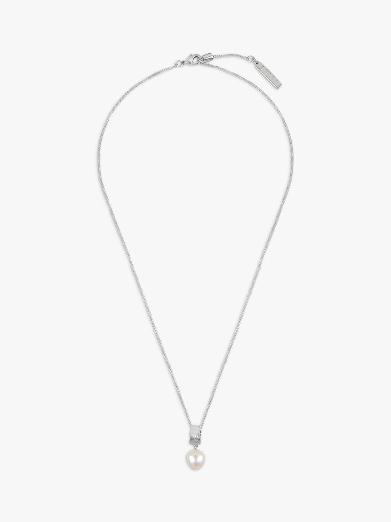 TUTTI freshwater pearl pendant necklace silver - British product