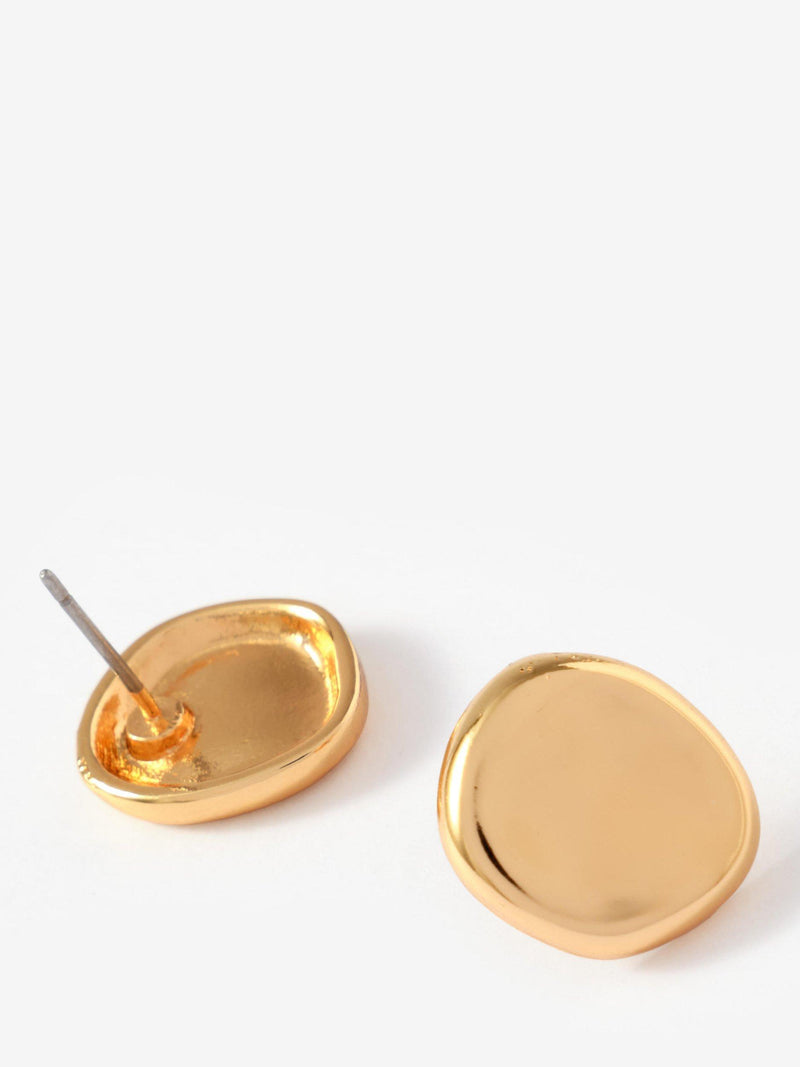 Mint Velvet round stud earrings gold - British product
