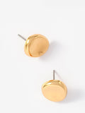 Mint Velvet round stud earrings gold - British product