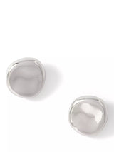 John Lewis Mint Velvet Round Stud Earrings, Silver- Buy online at McGrocer