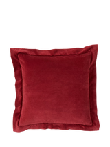 John Lewis Truly Red Velvet Square Cushion Cover 50cm x 50cm- Buy online at McGrocer