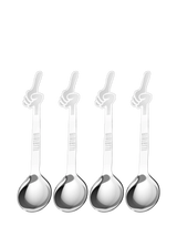 John Lewis Bialetti Stainless Steel Coffee Spoons Set of 4- Buy online at McGrocer