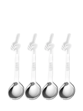 Bialetti coffee spoons set of 4 stainless steel, imported from the UK