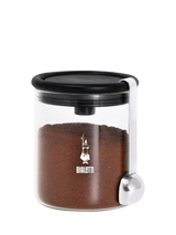 John Lewis Bialetti Smart Glass Coffee Canister Clear- Buy online at McGrocer