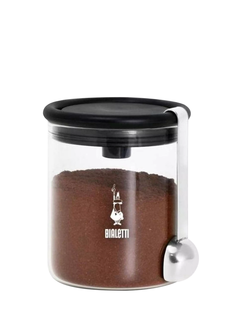 Bialetti coffee canister smart glass (British brand)