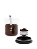 Bialetti coffee canister smart glass (British brand)