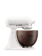 John Lewis KitchenAid Artisan Designed Wood Bowl Food Mixer 4.7L Porcelain White- Buy online at McGrocer