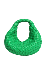 John Lewis Pre-loved Bottega Veneta Padded Jodie Intecciato Top Handle Bag, Green- Buy online at McGrocer
