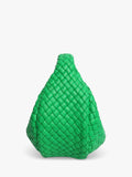 Bottega Veneta green intrecciato lambskin top handle bag - British product