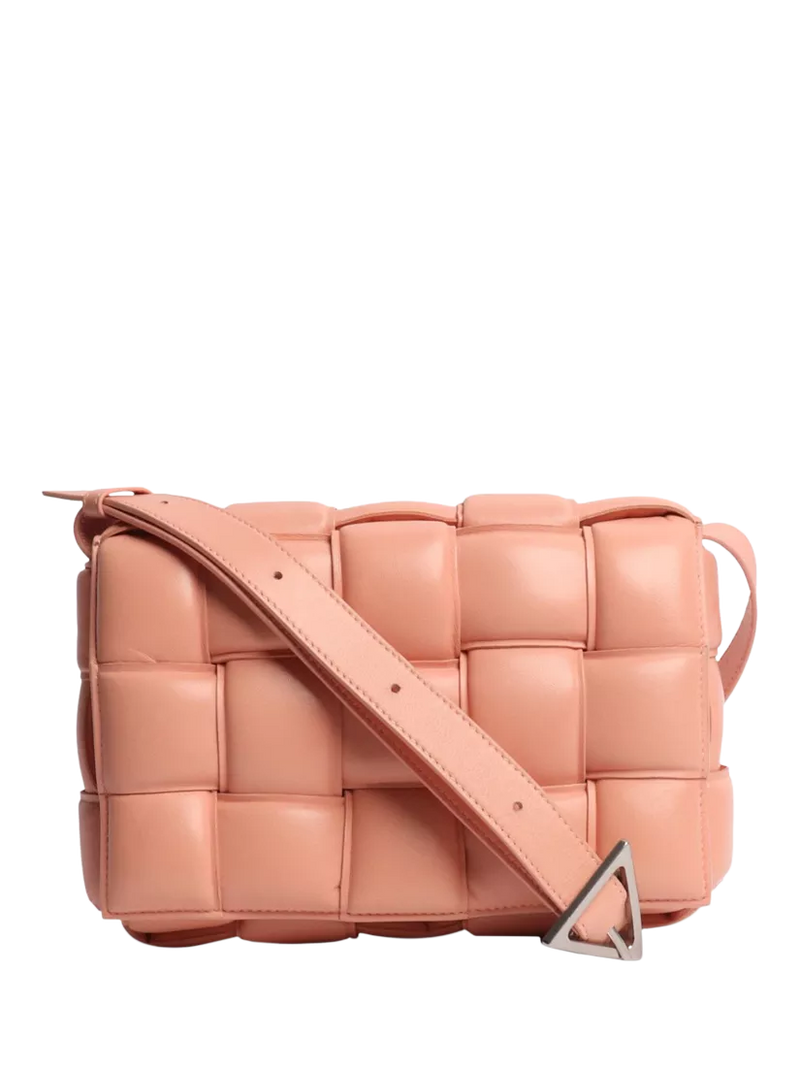 Bottega Veneta Pink Padded Cassette Cross Body Bag, UK version