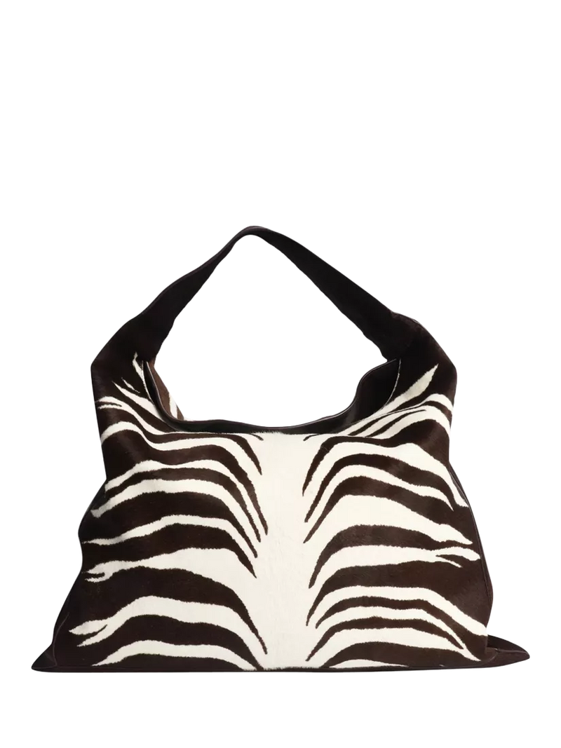 Bottega Veneta large Hop pony hair bag, imported from the UK