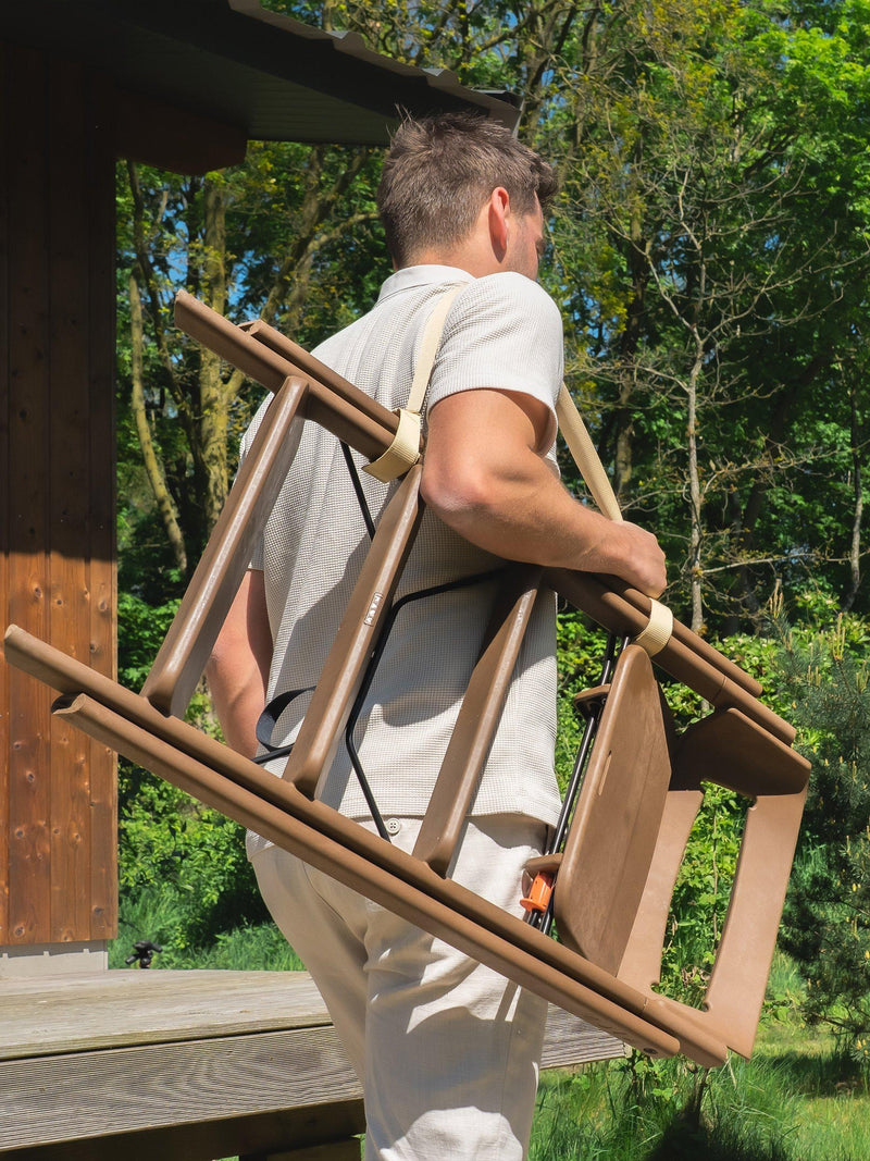 KAOS Klapp Safety Rail and Tray Mocca Brown (British brand)