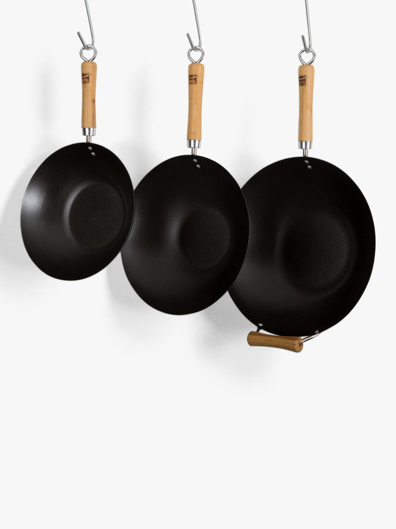 School of Wok non-stick carbon steel wok 36cm (British brand)