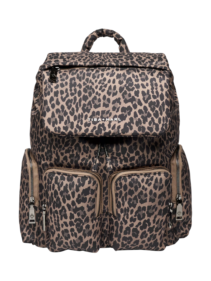 Tiba + Marl changing backpack leopard 21L - British product
