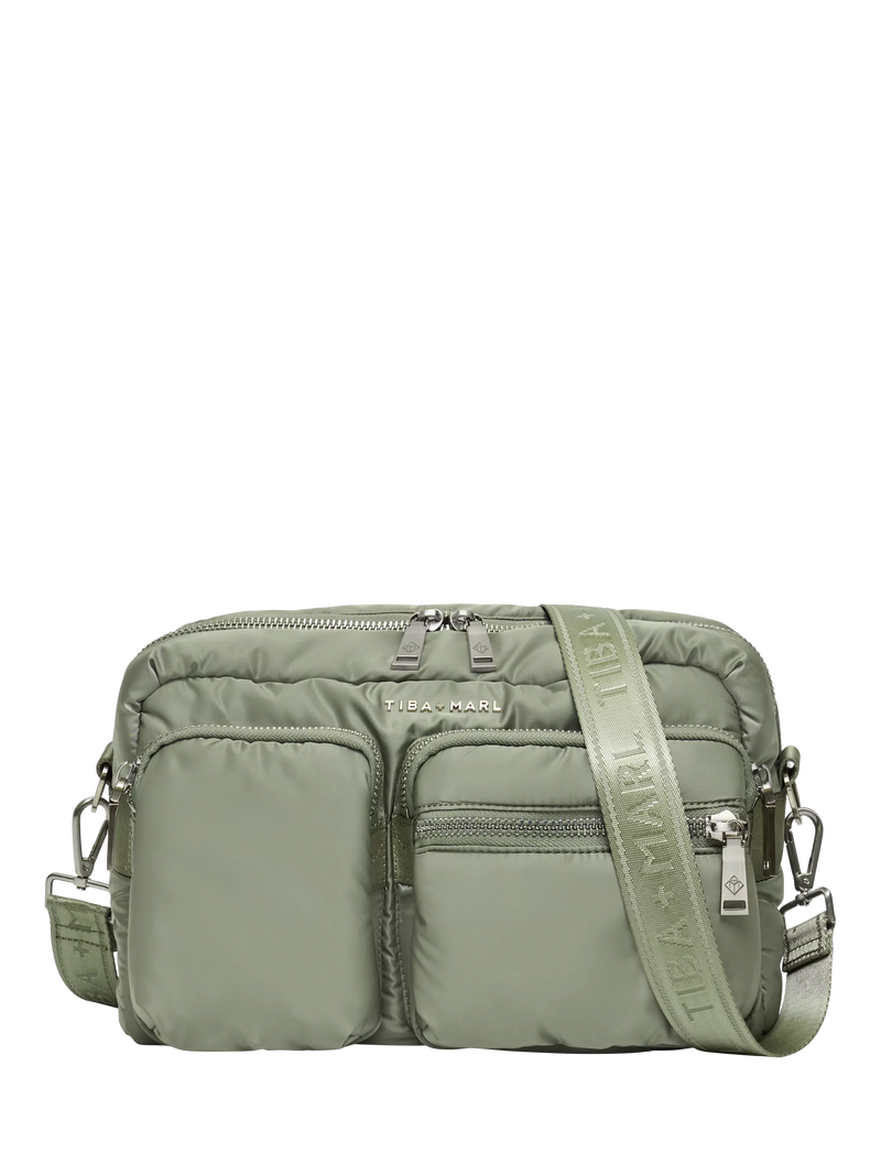 Tiba + Marl Axel stroller organiser sage - British product