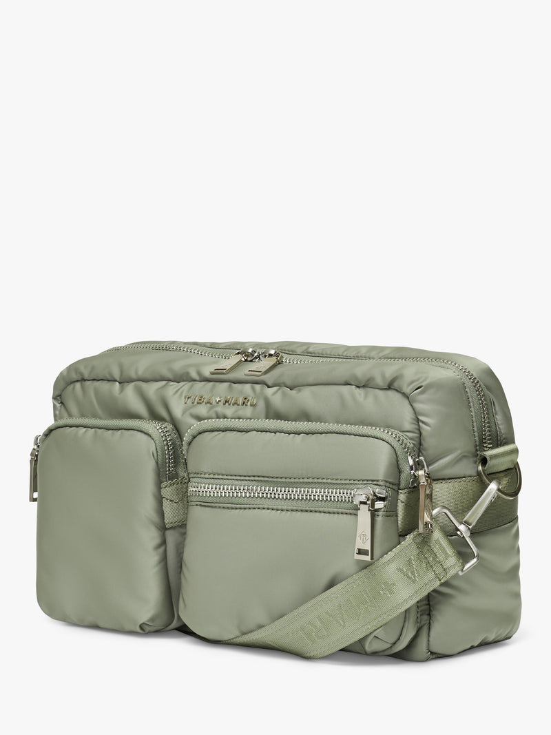 Tiba + Marl Axel stroller organiser sage - British product